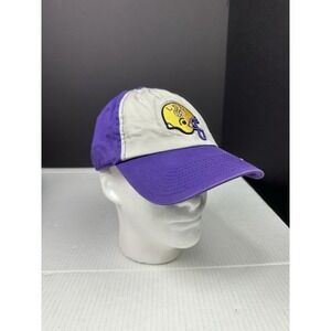 Nike Team LSU Tigers Hat Cap Strapback Purple/Gray Embroidered Helmet SEC